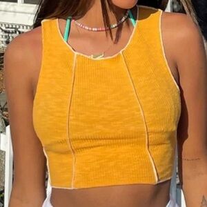 Princess Polly Orange Crop Top